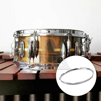 BQLZR 2pcs Zinc Alloy Snare Drum Hoop 14 Inch Inner Diameter for Refurbishment of Second-Hand Snare Drums