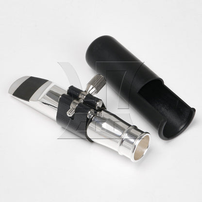 BQLZR 8# Tenor Saxophone Mouthpiece Set, Perfect Fit, For Sax Enthusiasts, With 2.5 Saxophone Reeds