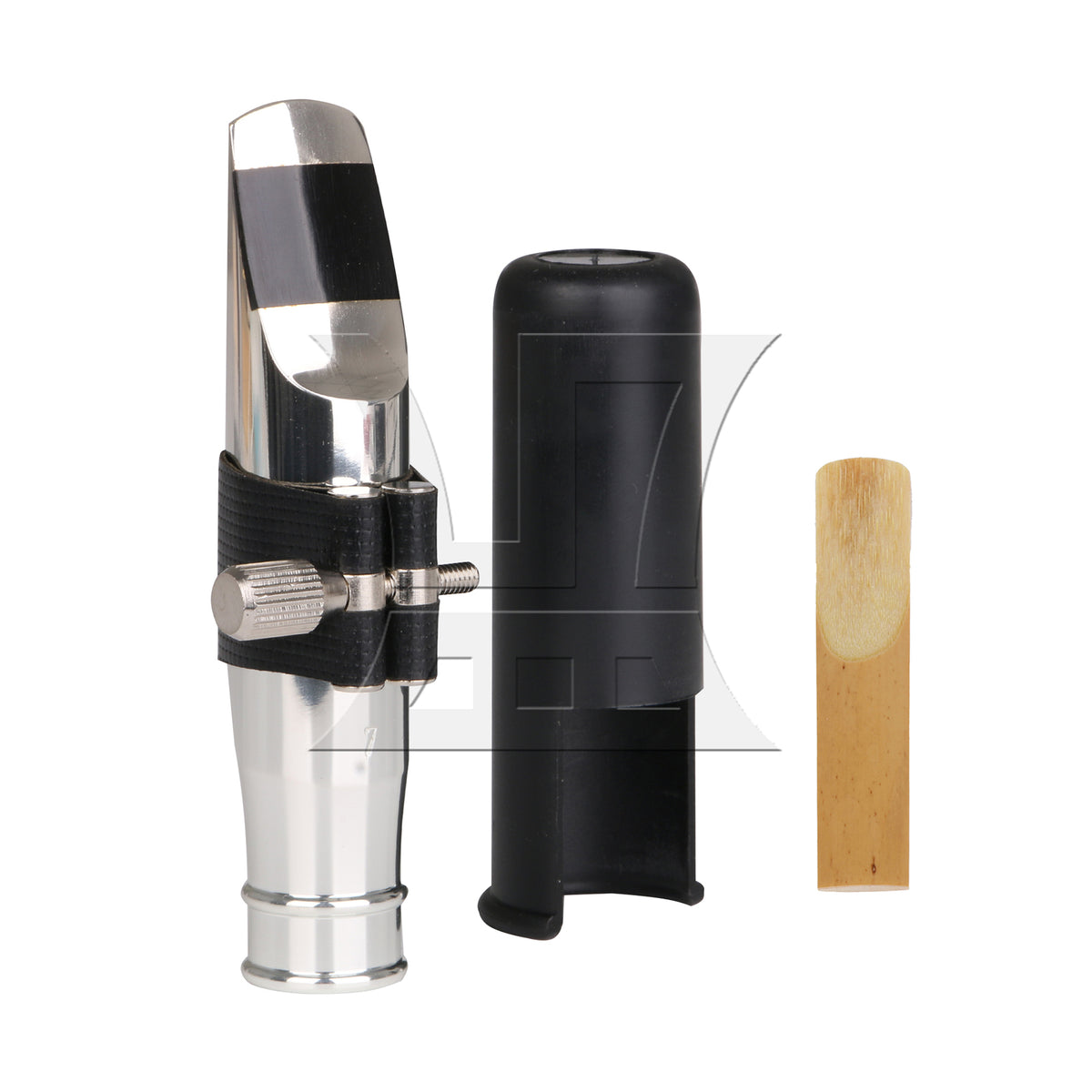 BQLZR 8# Tenor Saxophone Mouthpiece Set, Perfect Fit, For Sax Enthusiasts, With 2.5 Saxophone Reeds