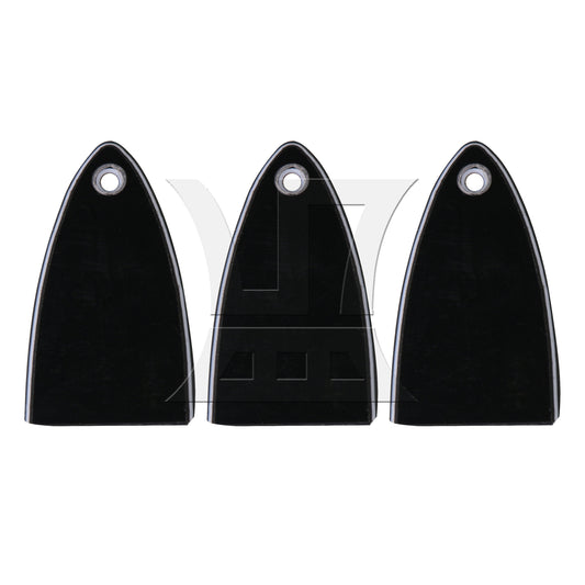 BQLZR 30pcs Beech Wood Cabinet Pulls 64mm Hole Centers with Mounting Screws for Installing Cabinets Wardrobes