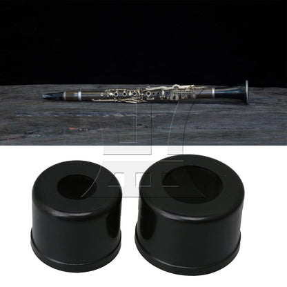 BQLZR 4pcs Plastic Oboe Mouthpiece Cap Black for Oboe Repair and Maintenance