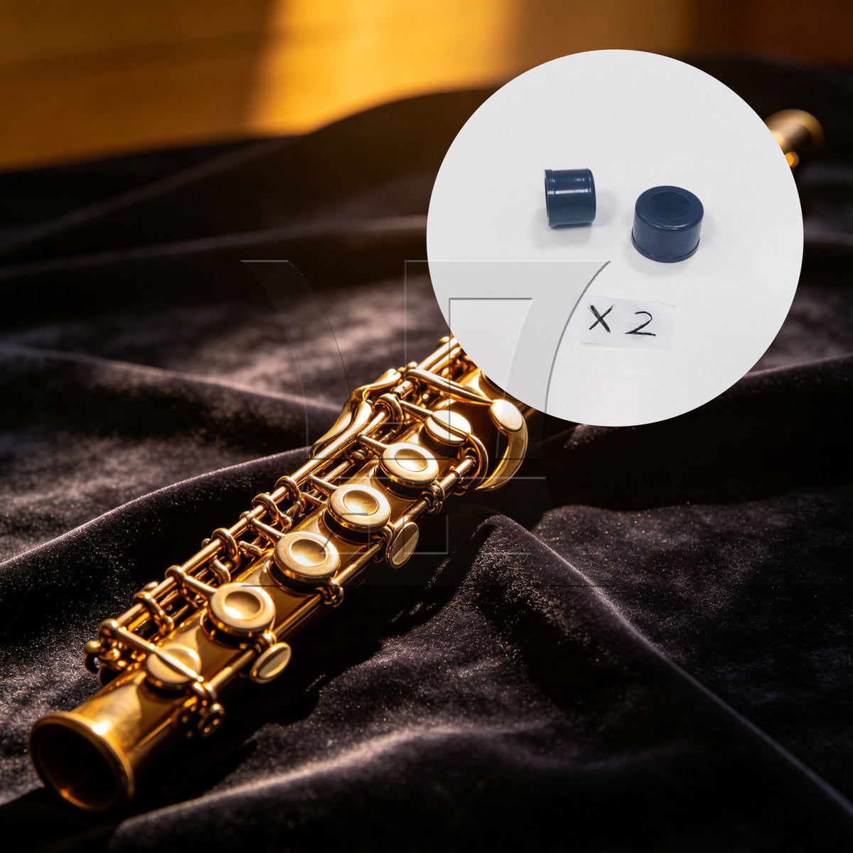 BQLZR 4pcs Plastic Oboe Mouthpiece Cap Black for Oboe Repair and Maintenance