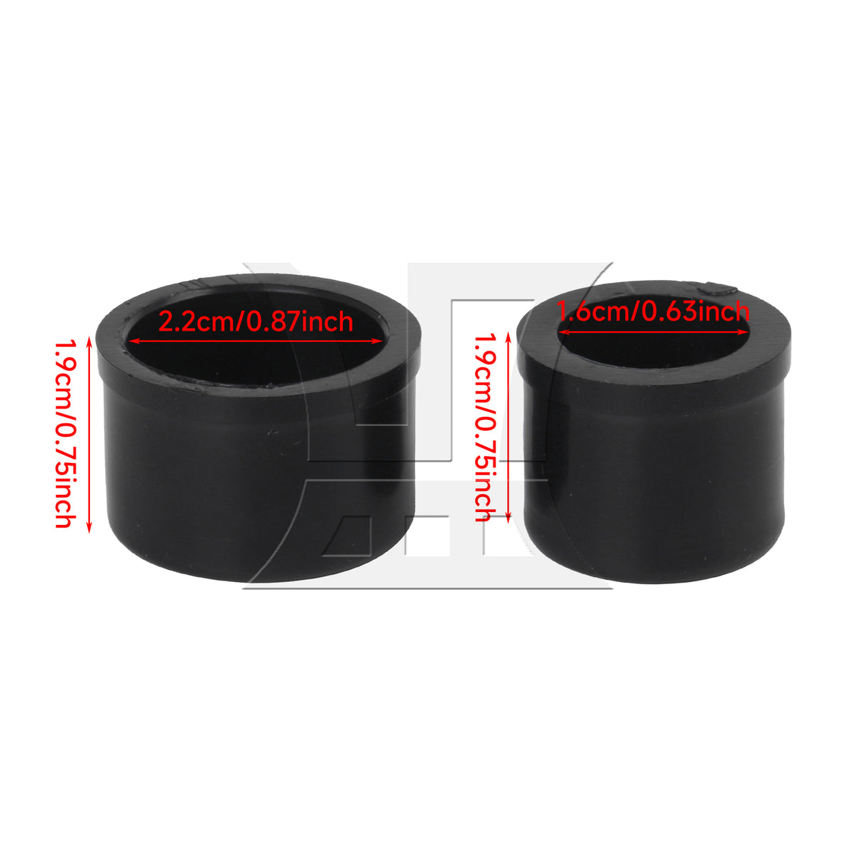 BQLZR 4pcs Plastic Oboe Mouthpiece Cap Black for Oboe Repair and Maintenance