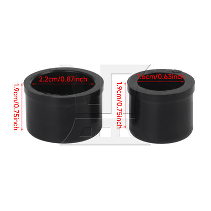 BQLZR 4pcs Plastic Oboe Mouthpiece Cap Black for Oboe Repair and Maintenance