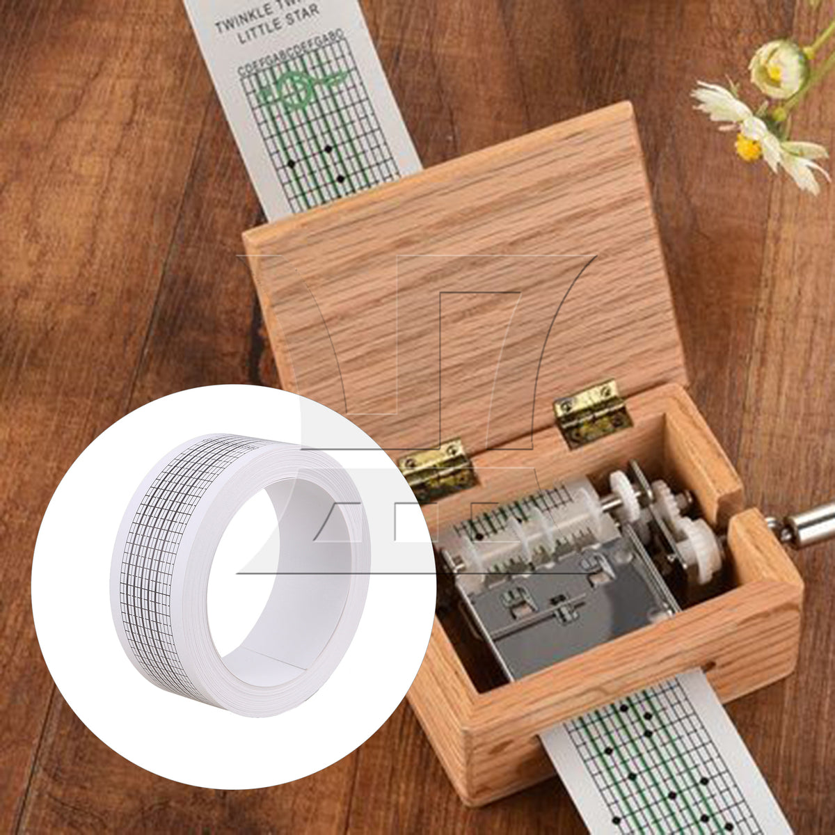 BQLZR 3pcs 10m Blank Tapes 15 Note Suitable For Arrangers for Music Creation Draft Records