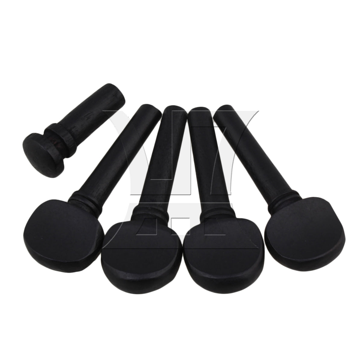 BQLZR 2 Sets Violin Wood Tuning Peg and End Pin 1/4 Musical Instrument Accessories
