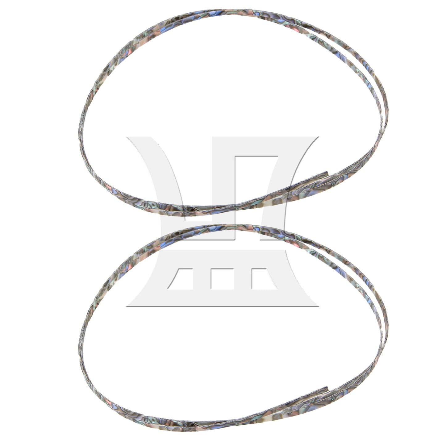 BQLZR 2pcs Width 0.6cm Celluloid Acoustic Guitar Binding Purfling Strip for Guitar Teaching Institutions
