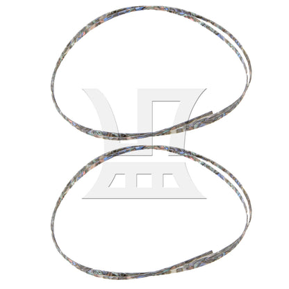 BQLZR 2pcs Width 0.6cm Celluloid Acoustic Guitar Binding Purfling Strip for Guitar Teaching Institutions