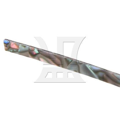 BQLZR 2pcs Width 0.6cm Celluloid Acoustic Guitar Binding Purfling Strip for Guitar Teaching Institutions