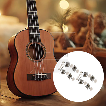 BQLZR 2 sets of ukulele diagonal small element head string accuracy 4 left 4 right