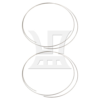 BQLZR 2pcs Acoustic Guitar Fretwire 2.0 Fret Cupronickel Silver for Vintage Guitar Refurbishment