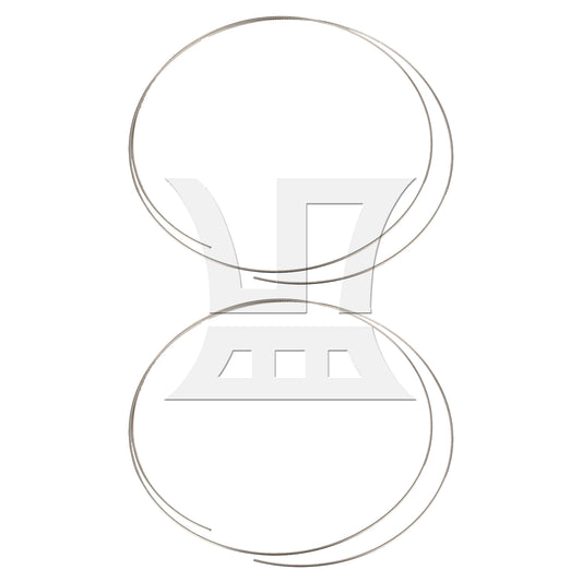 BQLZR 2pcs Acoustic Guitar Fretwire 2.0 Fret Cupronickel Silver for Vintage Guitar Refurbishment