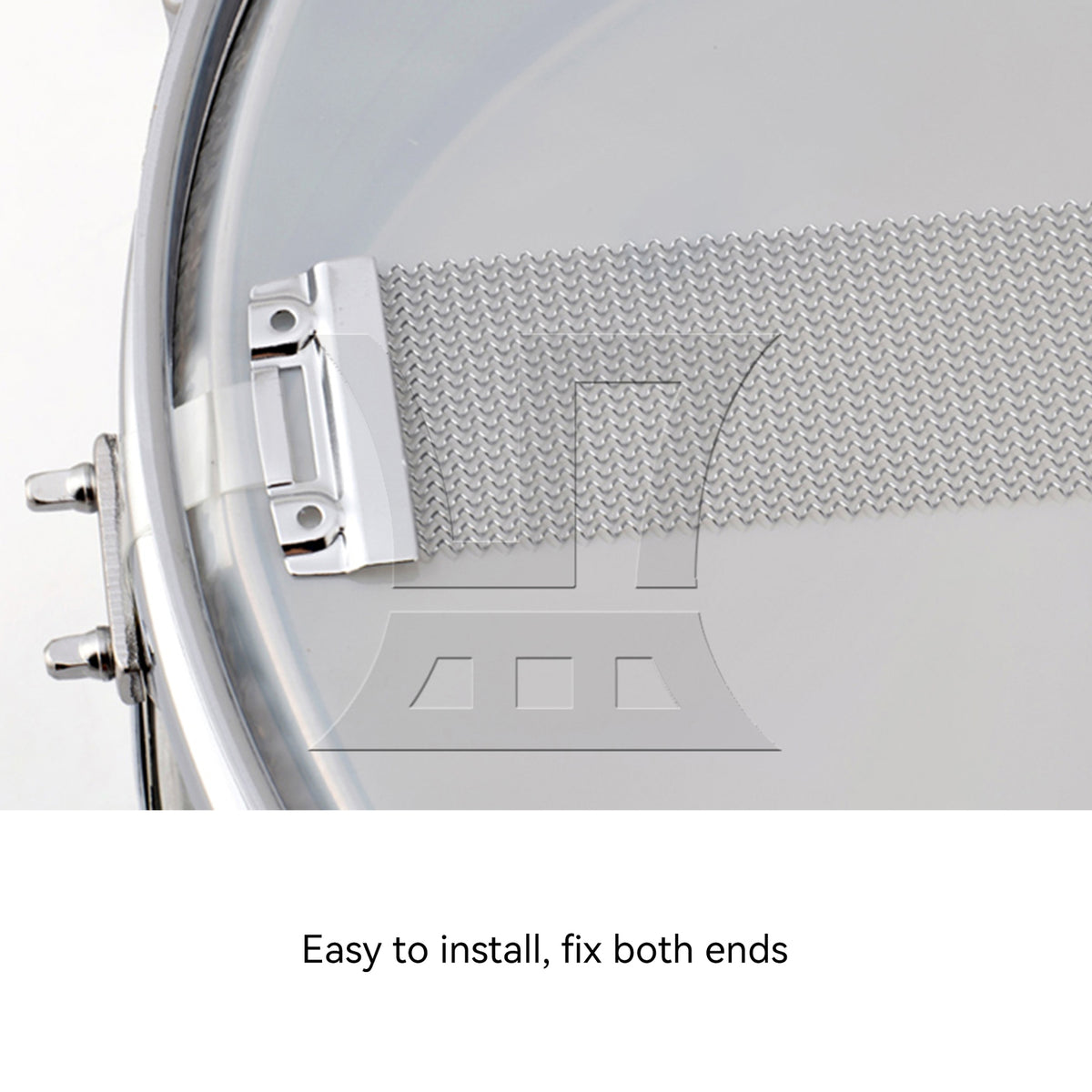 BQLZR Snare Spring, 40 Silk, Silver, 14 Inches, Suitable For Drummers
