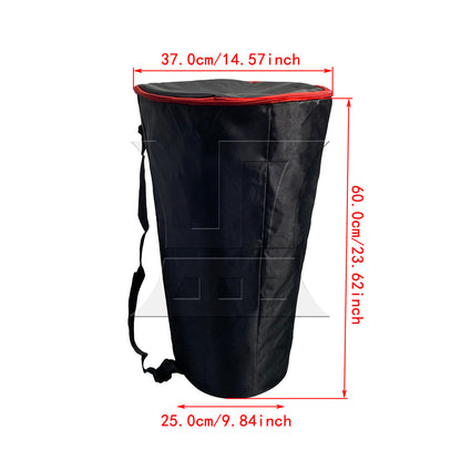 BQLZR 2PCS 12 inch black African drum
