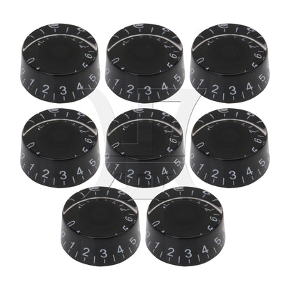 BQLZR 1 Set of 4 Black Speed Control Knob For Vintage Electric Guitar