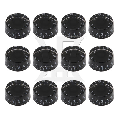 BQLZR 1 Set of 4 Black Speed Control Knob For Vintage Electric Guitar