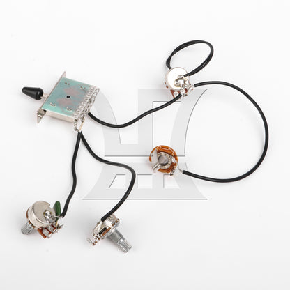BQLZR 2 sets of electric guitar 3-section switch circuit