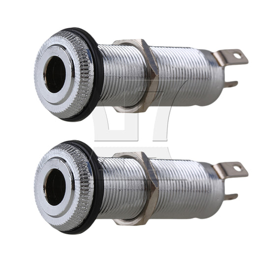 BQLZR Nickel Plated Guitar Mount Output Jack Nickel Color for Bassist Instrument Maintenance