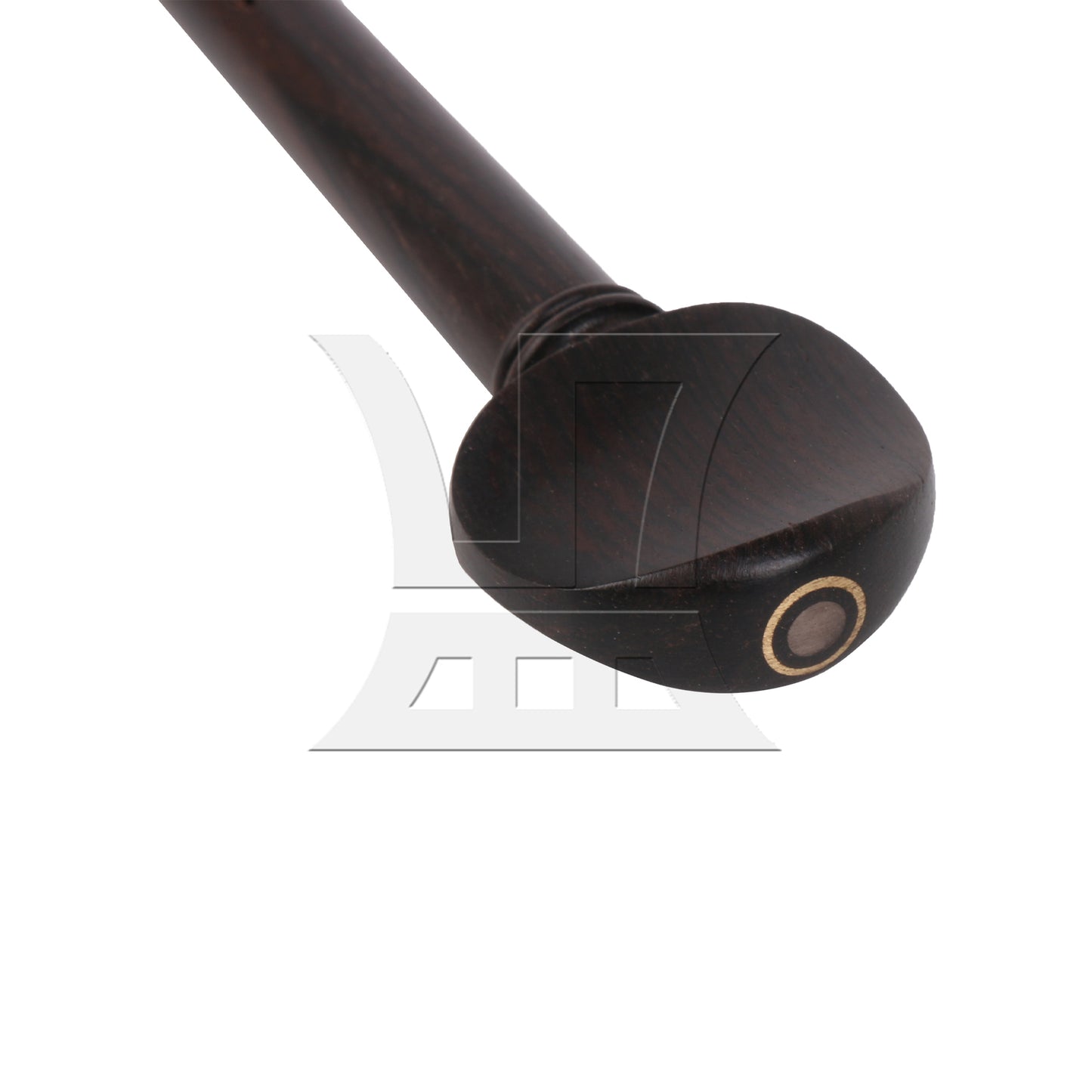 BQLZR 10pcs Ebony Violin Tuning Peg and Endpin 4/4 Brown for Handmade Piano Workshops