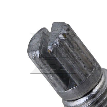BQLZR 20pcs Metal Guitar Potentiometer Pot Long Shaft 1.8cm Tone Button A500K Chrome for Handmade Diy Electric Guitar