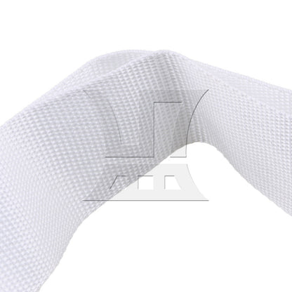 BQLZR 3pcs Nylon Adjustable Marching Snare Drum Strap White for Indoor Theater Performances