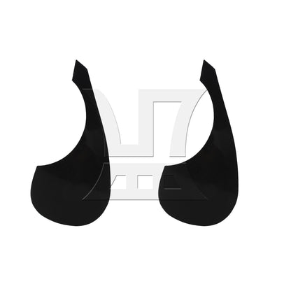 BQLZR 2 Pieces Black Plastic Bird Shape Pickguard Replacement Parts for Repair Part