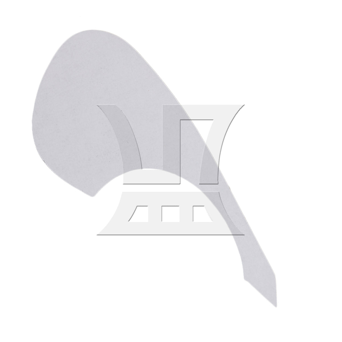 BQLZR 2 Pieces Black Plastic Bird Shape Pickguard Replacement Parts for Repair Part