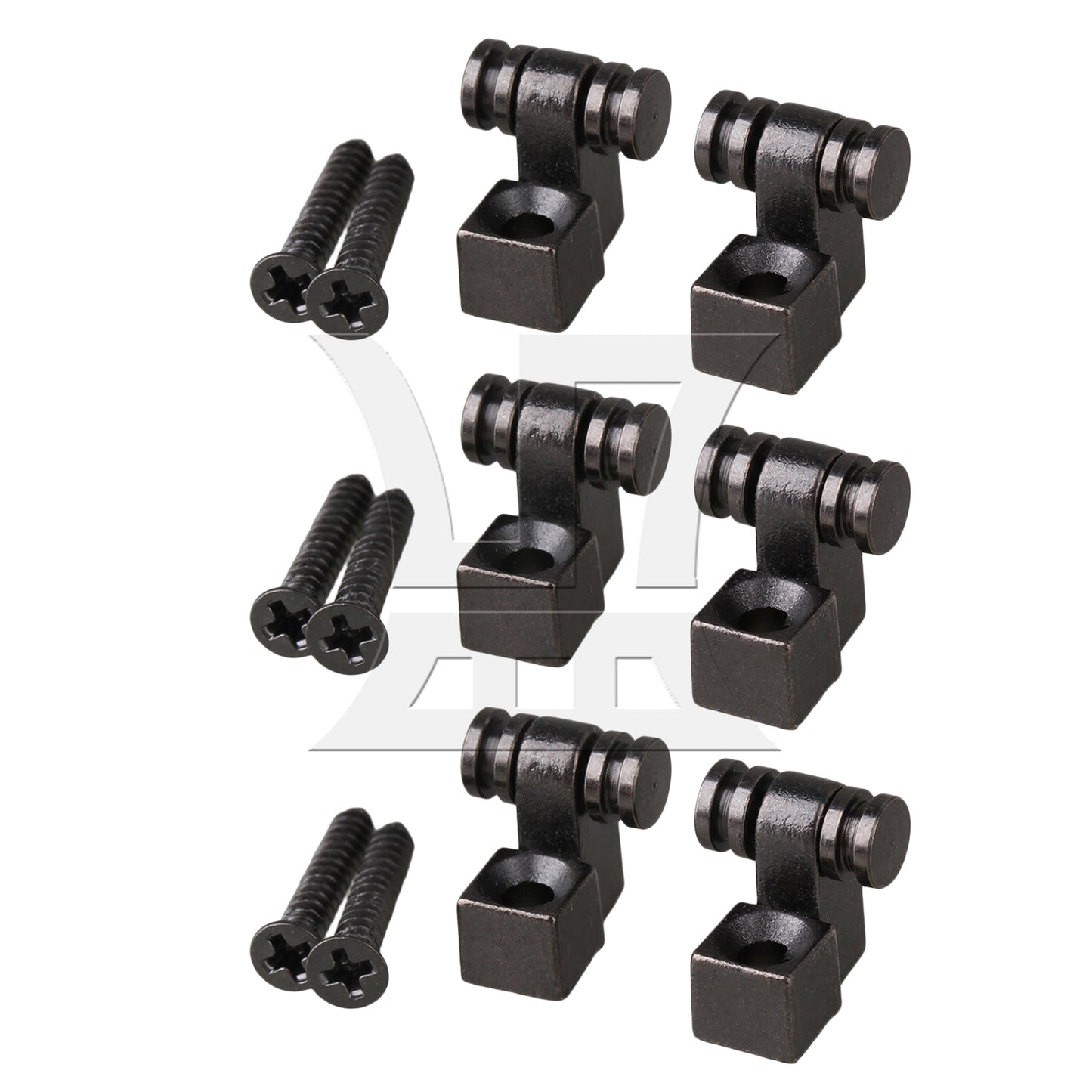BQLZR Guitar Replacement Parts Kit with 1.65inch Jack Socket String Trees Neck Plate