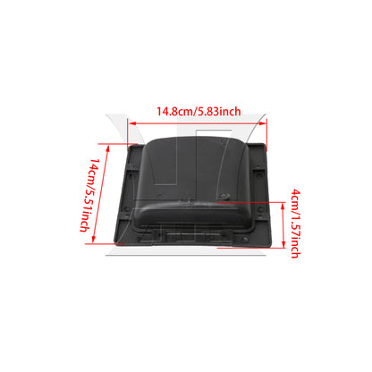 BQLZR  Black Guitar Amplifier Speaker Embedded Handle with 48pcs Screws for Second-Hand Speaker Refurbishment