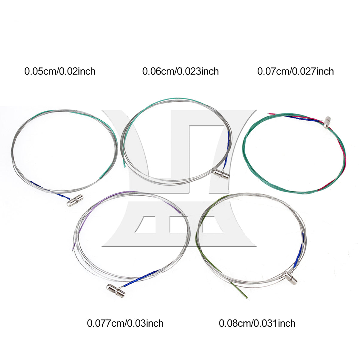 BQLZR 15pcs Guzheng Strings 1-5 Musical Instruments
