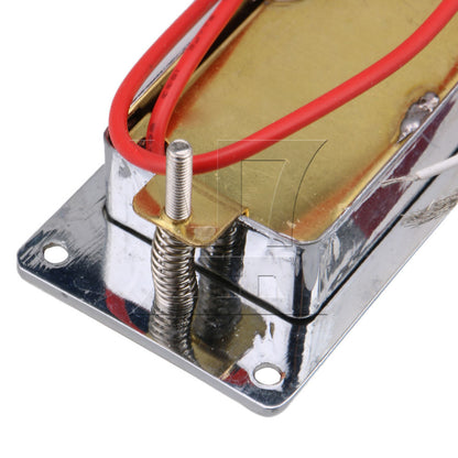 BQLZR Mini Double Coil Electric Guitar Pickup Replacement Parts 9.2x3.7cm