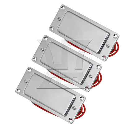 BQLZR Mini Double Coil Electric Guitar Pickup Replacement Parts 9.2x3.7cm