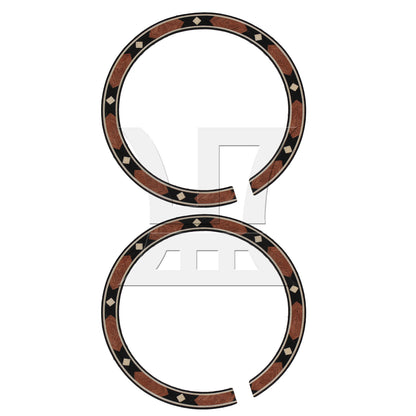 BQLZR Acoustic Guitar Rosewood Rosette B-104 for Music Schools Teaching and Training