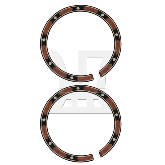 BQLZR Acoustic Guitar Rosewood Rosette B-104 for Music Schools Teaching and Training