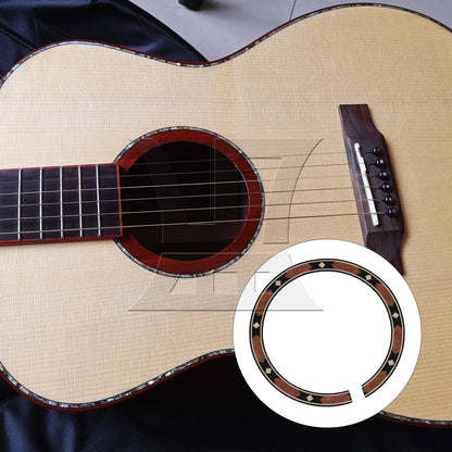 BQLZR Acoustic Guitar Rosewood Rosette B-104 for Music Schools Teaching and Training