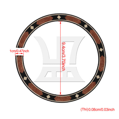BQLZR Acoustic Guitar Rosewood Rosette B-104 for Music Schools Teaching and Training