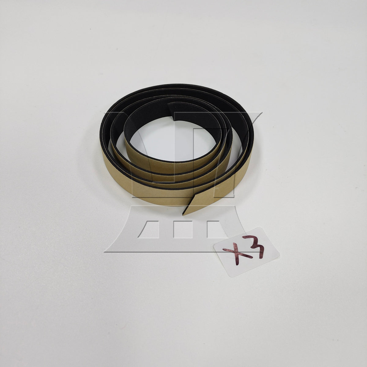 BQLZR 3pcs 100x1.5x0.15cm Plastic Speaker Sealing Tape Black for Stage Sound