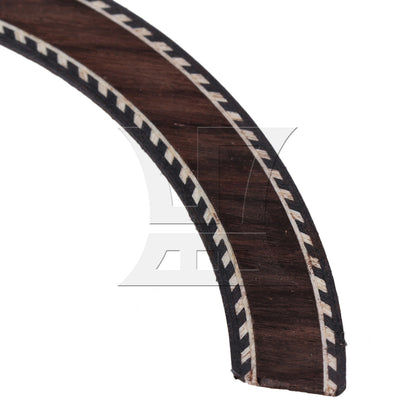 BQLZR 3pcs Folk Guitar Rosewood Rosette B23 for Old Guitar Accessories