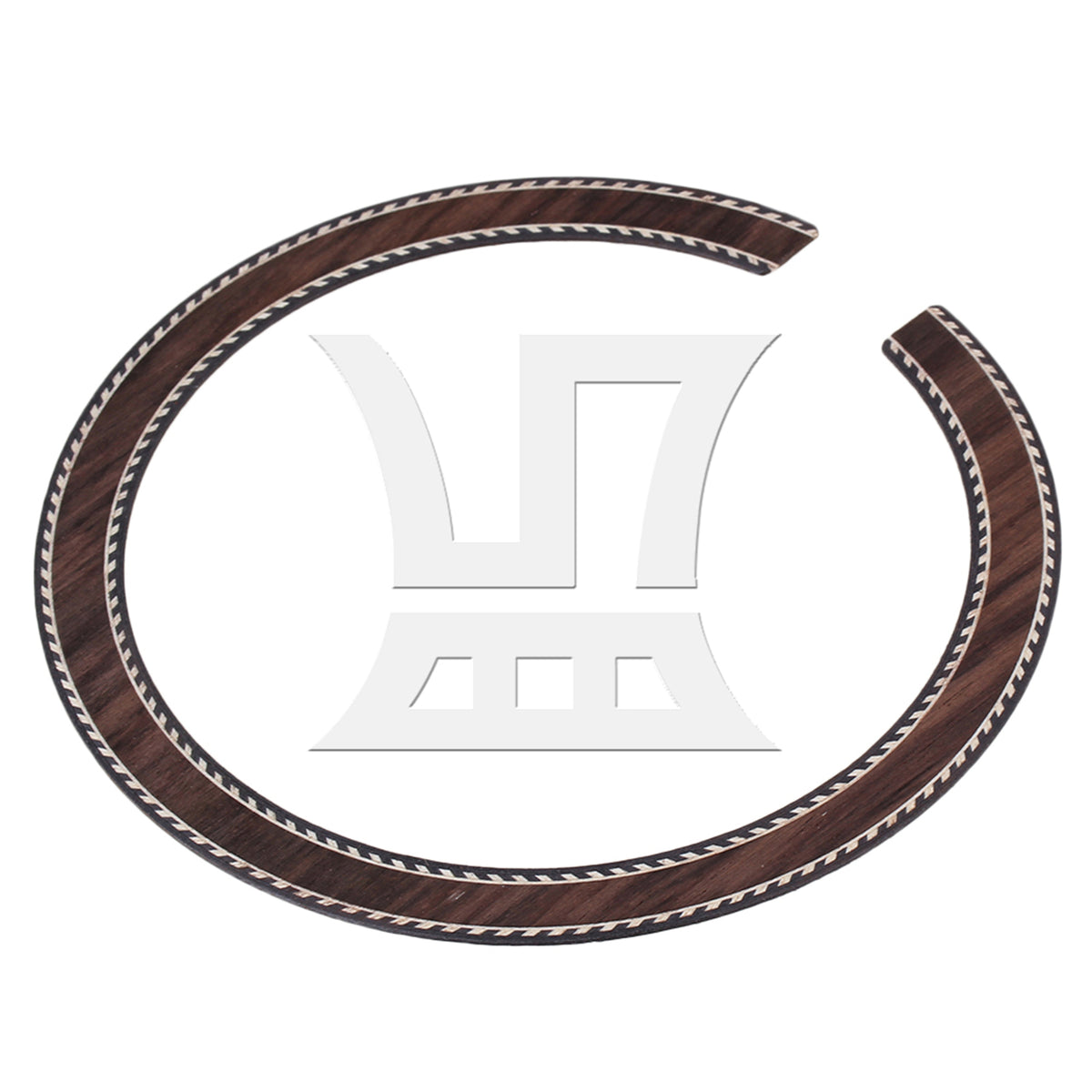 BQLZR 3pcs Folk Guitar Rosewood Rosette B23 for Old Guitar Accessories