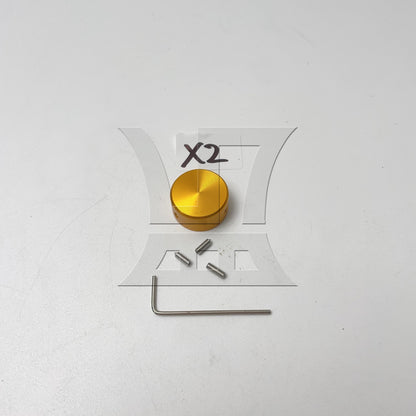 BQLZR Golden Guitar Effects Accessories Stomp Switch Pedal Box Foot Metal Aluminium Alloy Material