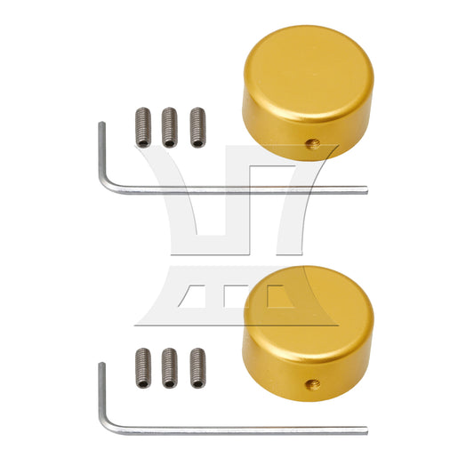 BQLZR Golden Guitar Effects Accessories Stomp Switch Pedal Box Foot Metal Aluminium Alloy Material