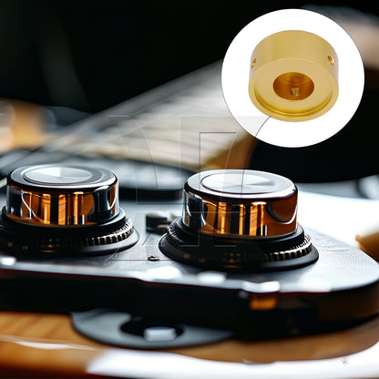 BQLZR Golden Guitar Effects Accessories Stomp Switch Pedal Box Foot Metal Aluminium Alloy Material