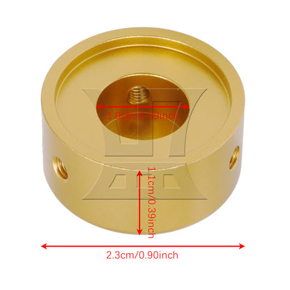 BQLZR Golden Guitar Effects Accessories Stomp Switch Pedal Box Foot Metal Aluminium Alloy Material