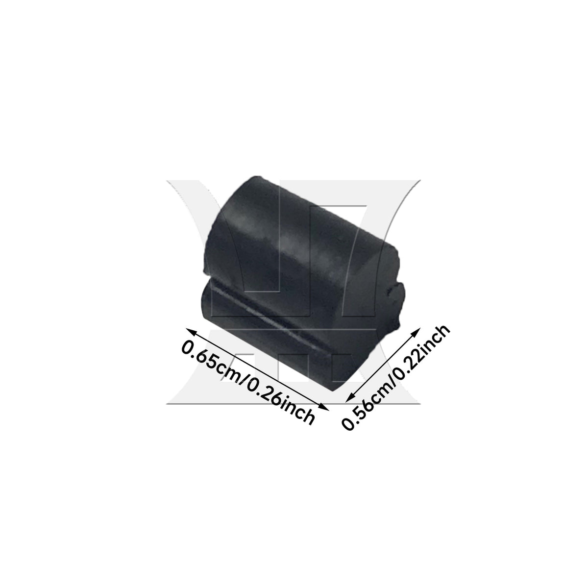 BQLZR 20pcs Horn Rubber Pad Noise Valve Replacement for Less Noise 6.5x6.5mm