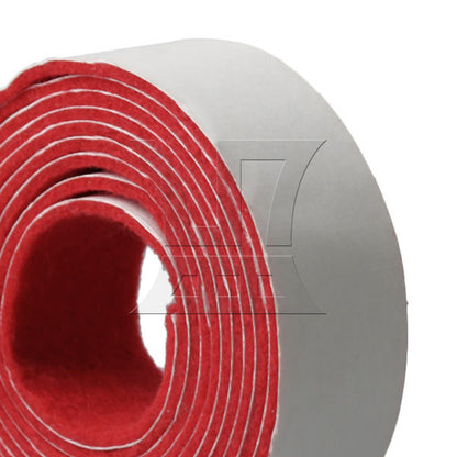 BQLZR 3pcs Piano Tuning Temperament Strip 130x1.9cm Red Plastic Repair Parts