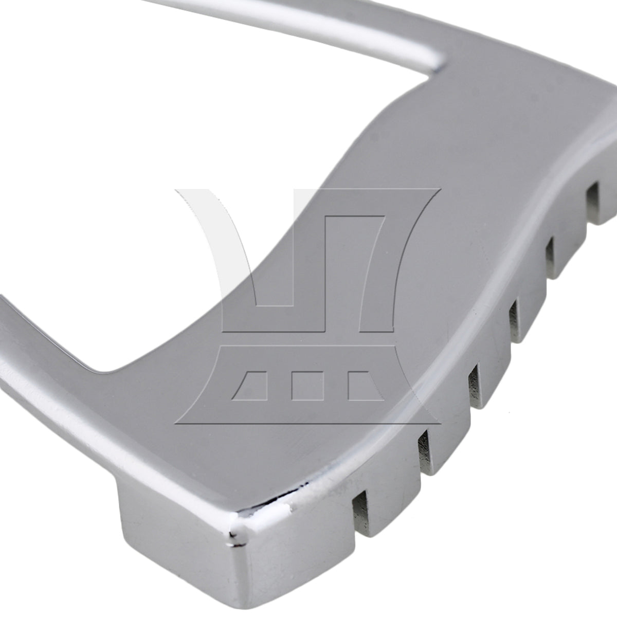 BQLZR 2pcs Metal Guitar Tailpiece Chrome for Guitar Teaching in Music Schools