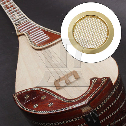 BQLZR 2PCS Golden Six string Duo Bao Qin Sound Hole Cover