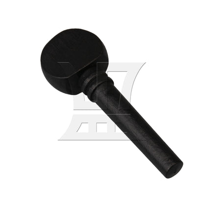 BQLZR Violin Tuning Peg and End Pin 1/16 Black 4.7x1.5cm for Violin Diy Modification