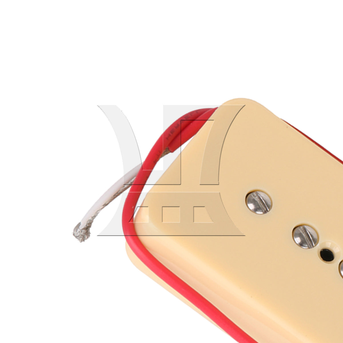 BQLZR 4 Pieces Cream Color Single Coil Pickups & Screws Parts for Electric Guitar