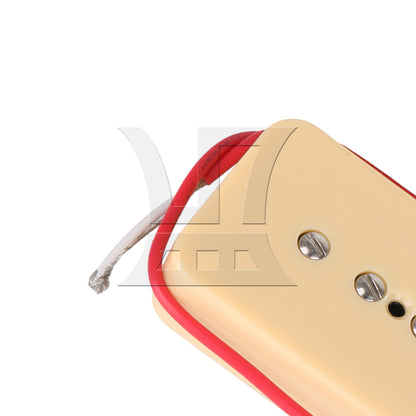 BQLZR 4 Pieces Cream Color Single Coil Pickups & Screws Parts for Electric Guitar